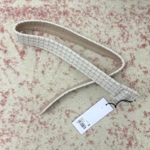 NEW Maria Vittoria Paolillo | MVP - Beige Tweed Belt - S/M